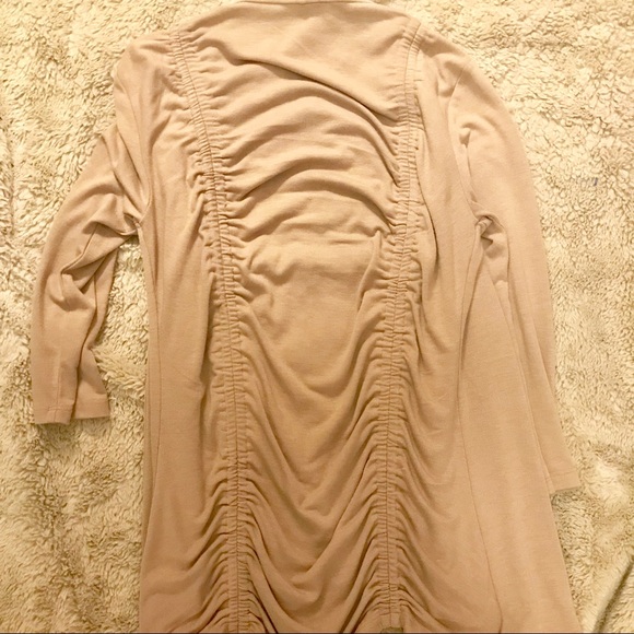 Kenar Tan Tunic Length Open Cardigan Size Medium - Picture 4 of 7